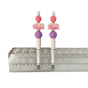 Girl Mom Decorative Pens - Pink and Purple